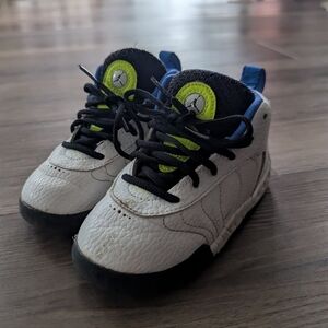 Toddler Jordans White and Black Sneakers 8C